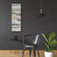 «Spring Stream Gold» par Albena Hristova, art mural en verre Latitude Run®, 12 po x 36 po-770918226