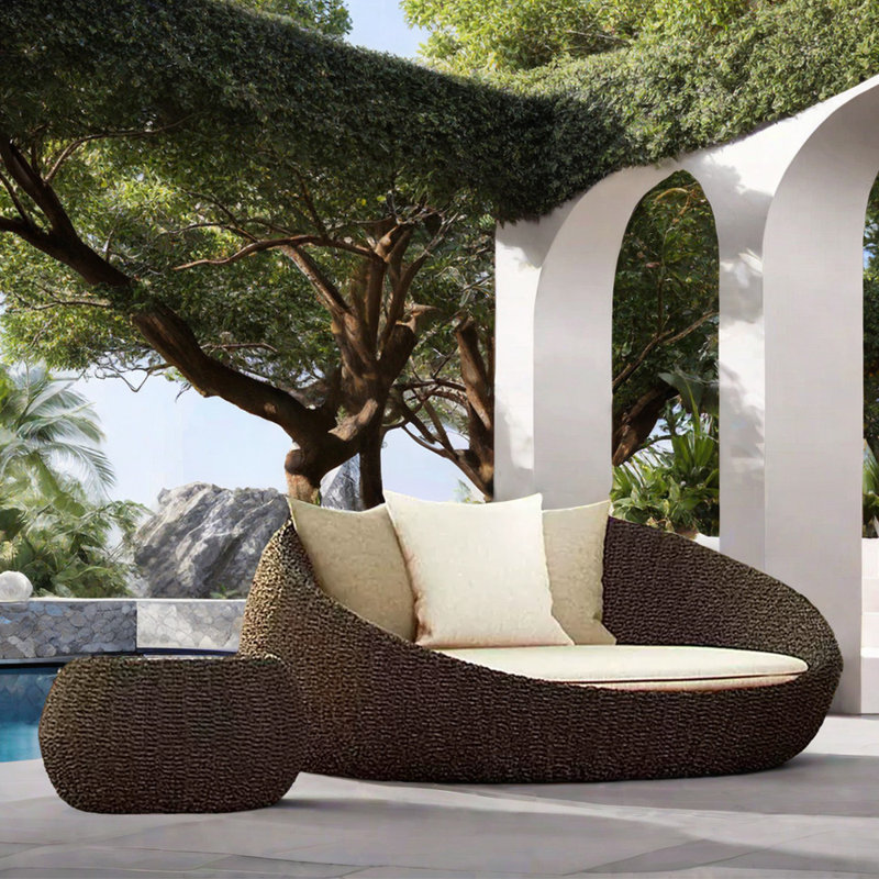 Theonita 59.06'' Wide Patio Daybed
