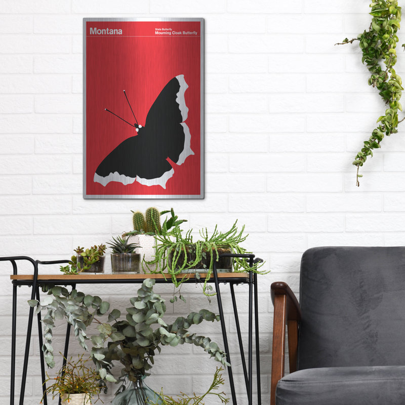 «State Posters MT» par Print Collection, H 16 po x l 12 po