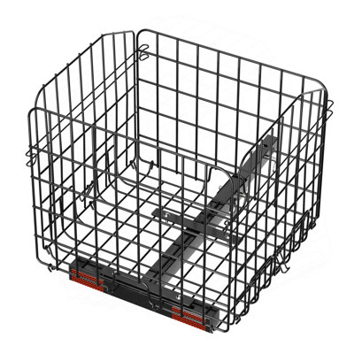 Scooter Rear Basket Folding Basket 1-Inch Receiver Pride Mobility Scooter