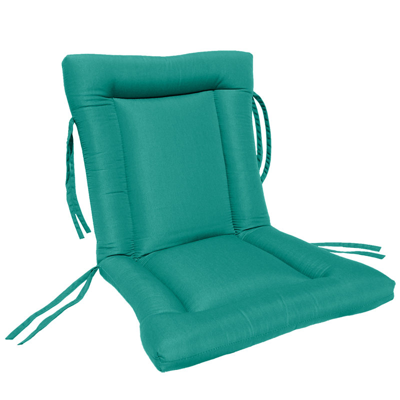 Kippie Sunbrella Outdoor 2'' Back Cushion, Canvas Aruba Sunbrella® Canvas