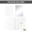 Reesha Framed Mirrored Bathroom Cabinets with Mirror and 3 Adjustable Shelves-739703494