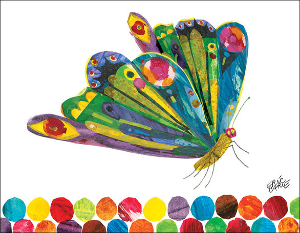 Art sur toile flottant par eric carle