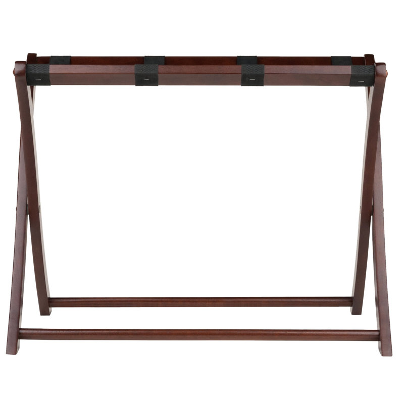Scarlett Cappuccino Solid Wood Foldable Luggage Rack