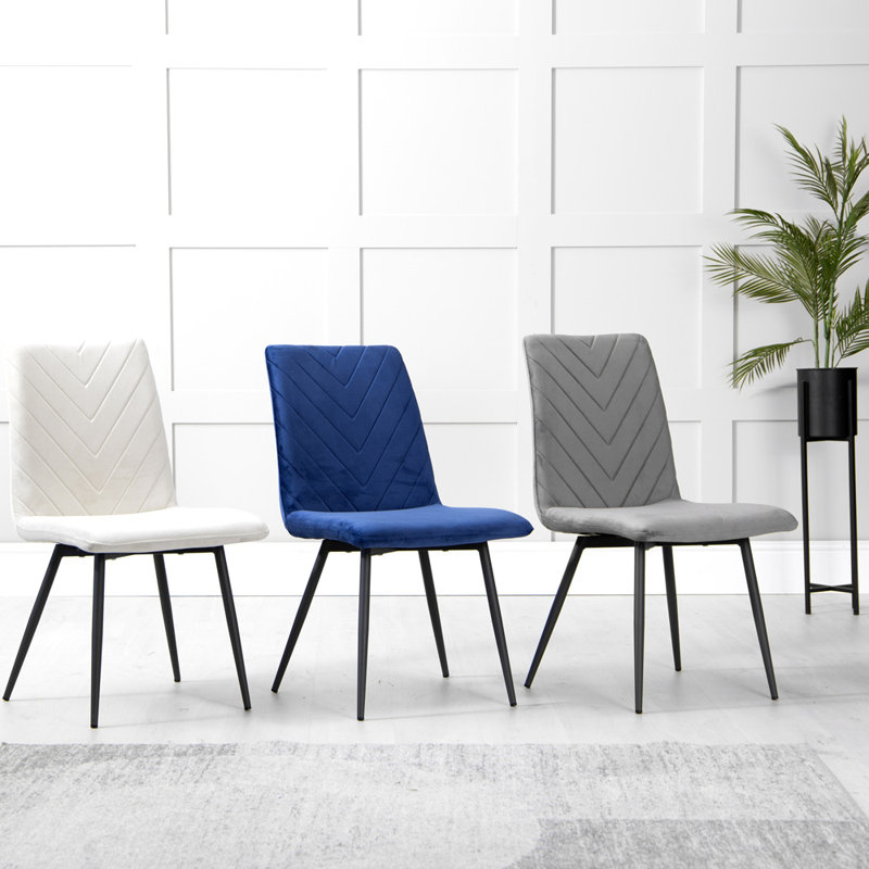 Gretton Retro Dining Chair - Velvet , Taupe