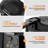 1500W Electric Deep Fryer with Adjustable Temperature Control, 2.5L Non-Stick Basket & Viewing Window, Folding Handle and Locking Cover for Easy Storage, Black