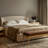 Oodle Bronze Vegan Mohair Bench-748885577