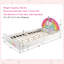 Lit plateforme pour enfants en tissu