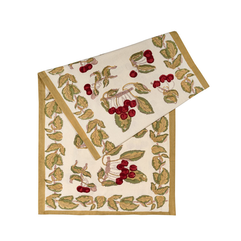Cherry Table Runner, 16" W x 90" L