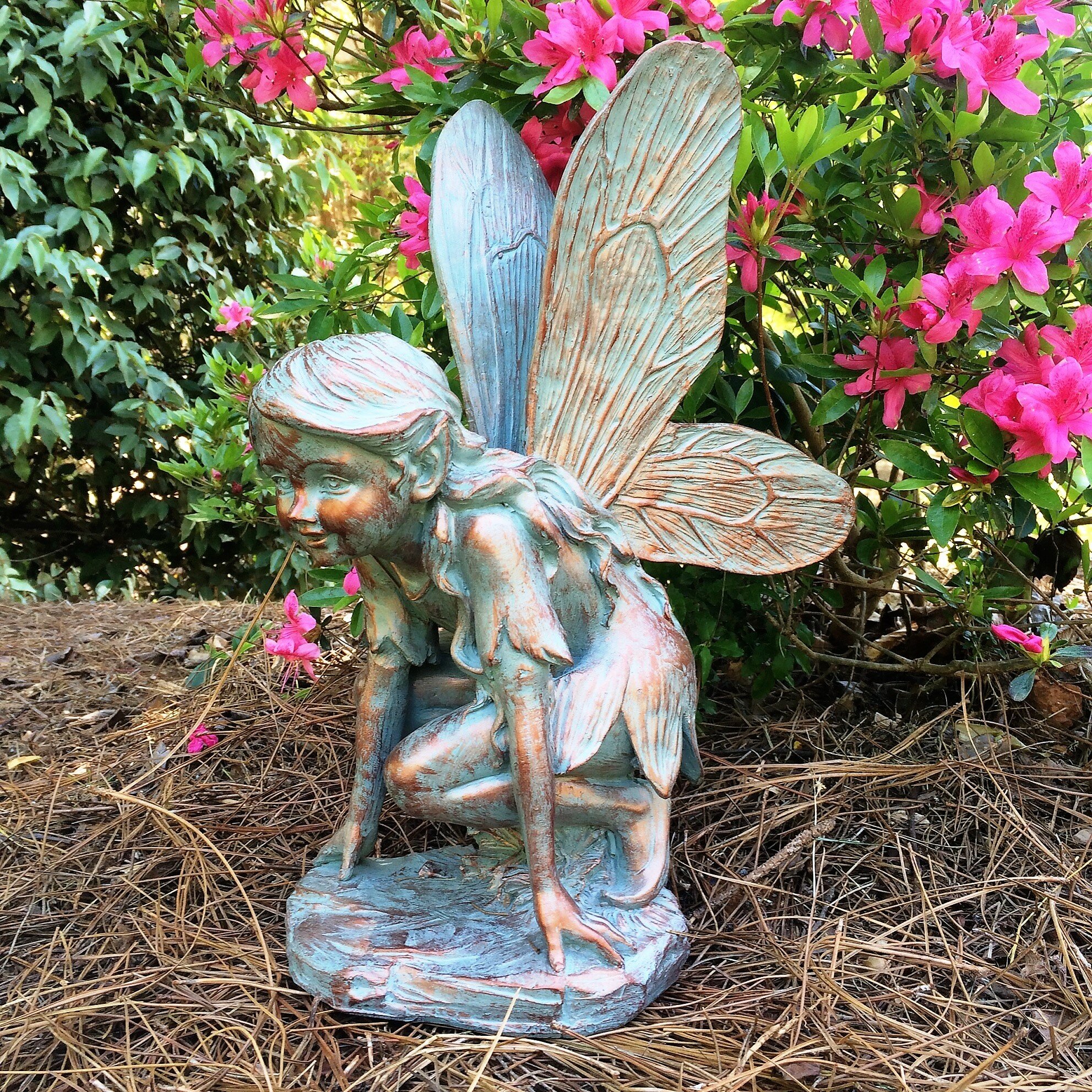 Homestyles Suffolk Fairy Butterfly Garden Statue & Reviews 