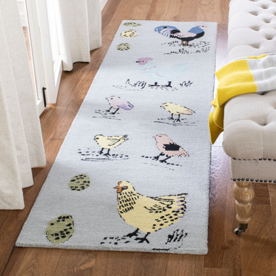 Garrey Novelty Hand Tufted Wool And Cotton With Latex Rug