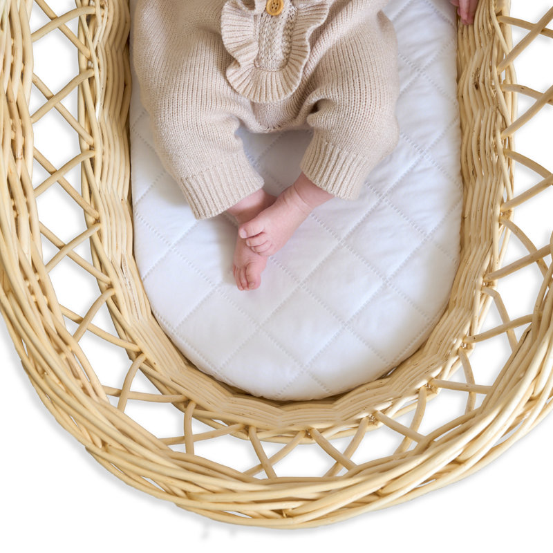 Clair De Lune Foam Mattress, Moses Basket (28 x 65 cm)
