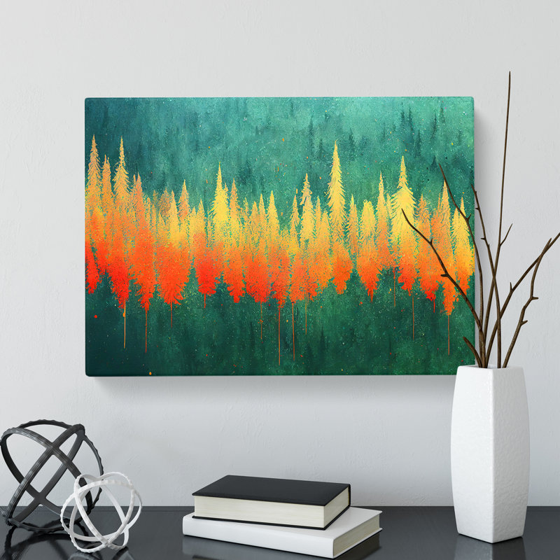Forest Vol.1 Abstract - Wrapped Canvas, 35cm H x 50cm W x 3cm D