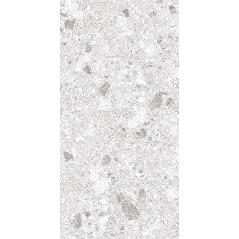 24" x 48" Porcelain Stone Lock Wall & Floor Tile, White