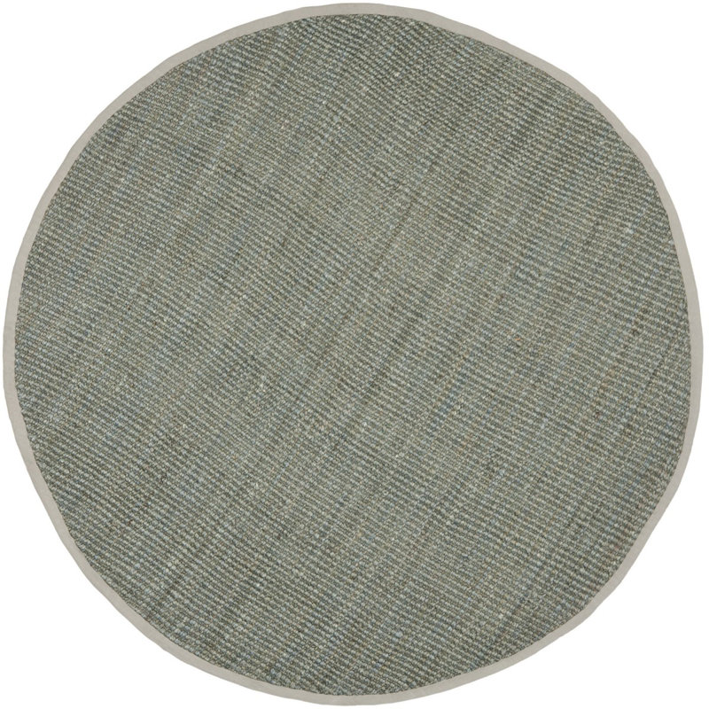 Calidia Handwoven Jute Area Rug, Rond 9 pi