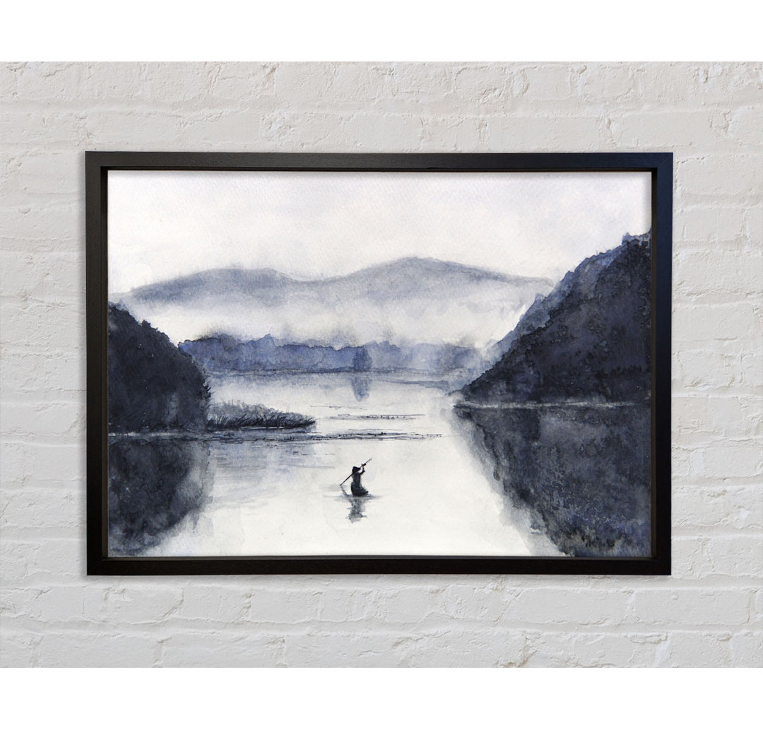 Rowing In The Valley - Einzelbildrahmen Kunstdrucke auf Leinwand