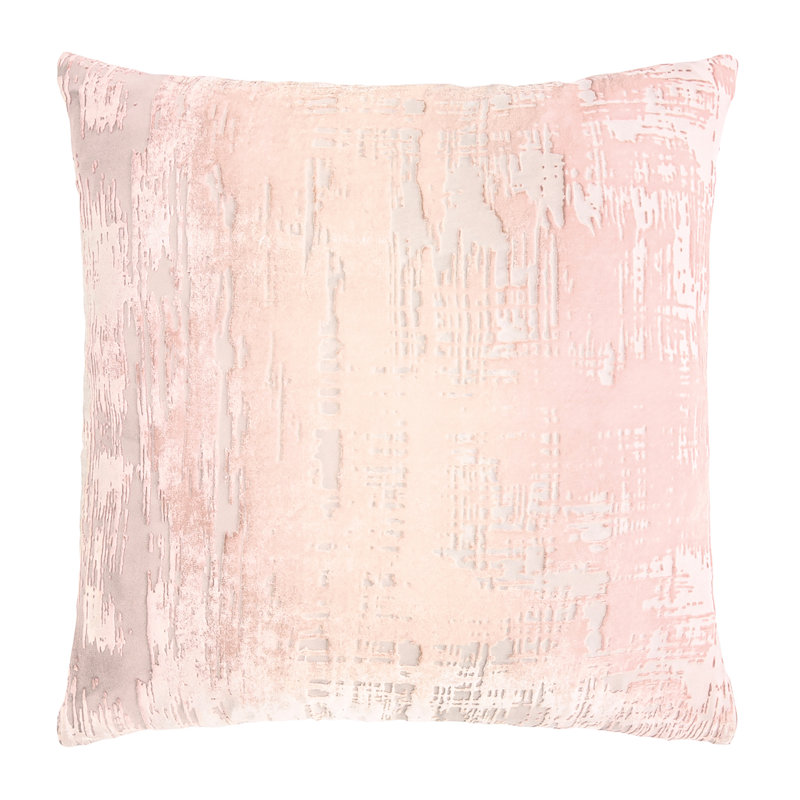 Square Pillow Cover & Insert, Blush, 20"H x 20"W