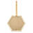 2 Pieces Wall Accent Hexagon Mirror