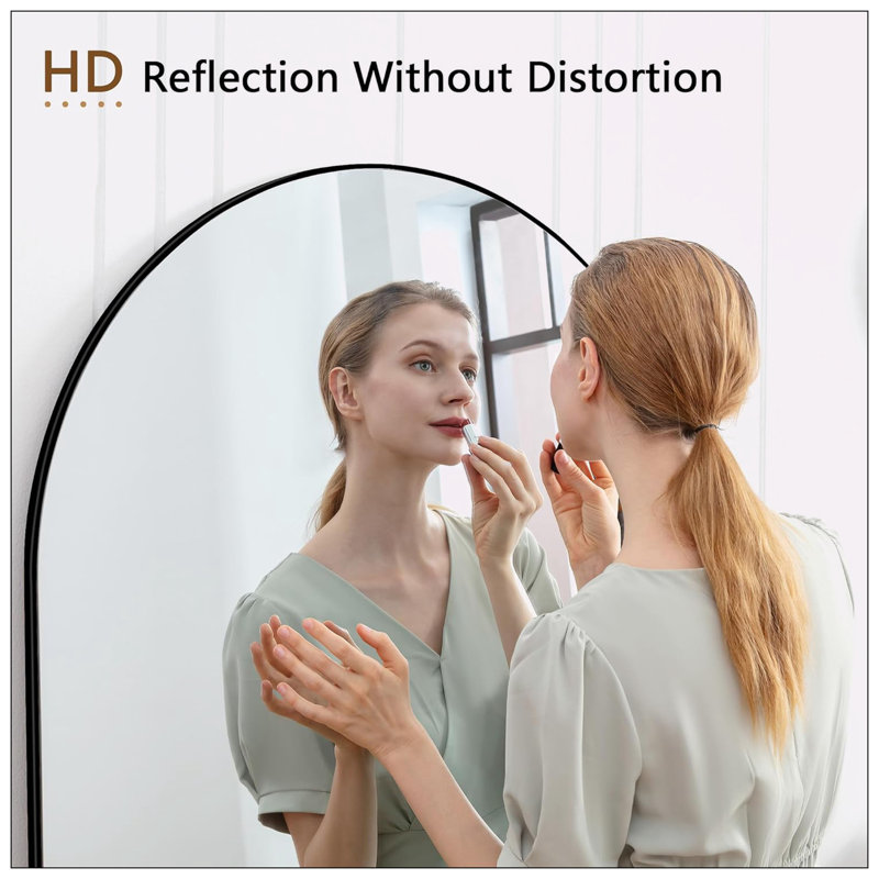 64x21 Inch Arch Full Length Mirror