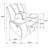 Elodie Black Upholstered Glider Recliner Chair-1627491022