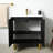 30" Free-standing Modern Single Bathroom Vanity Set(with Ceramic Sink)-1211478373