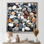Rock by the Beach - Coastal Minimalisme, art mural