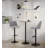 Swivel Upholstered Adjustable Height Counter Stool with Metal Frame-92718799