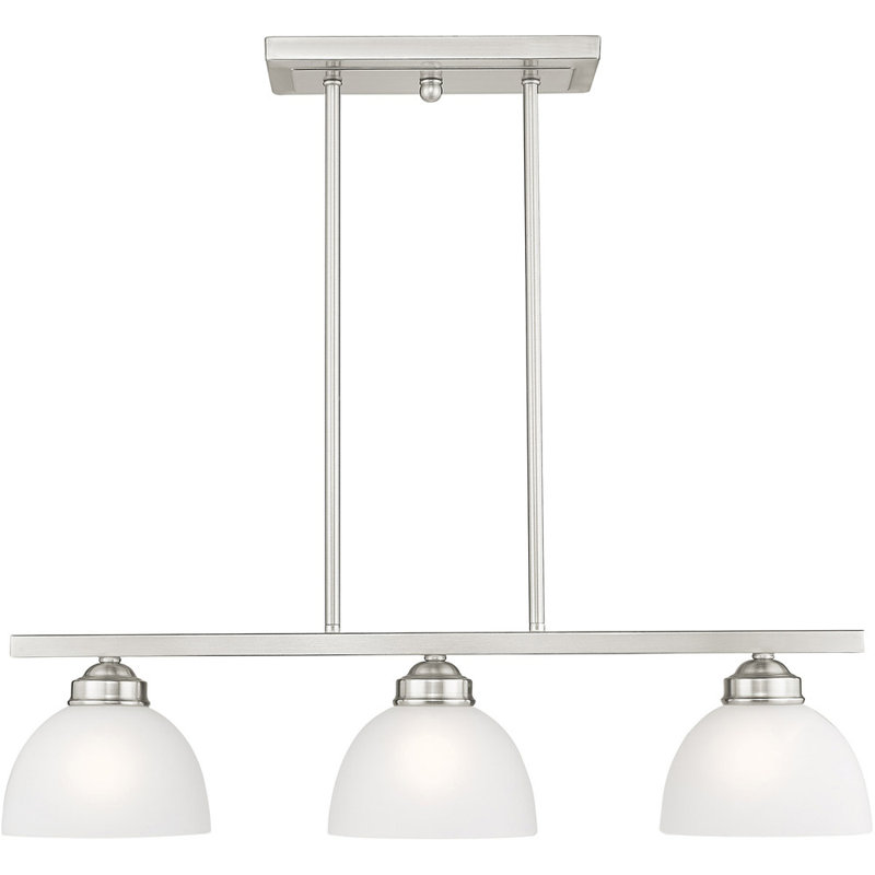 Lustre classique à 3 lumières Carmelindo