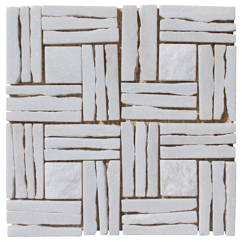 Carreau de mosaïque murale Quartzite