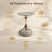 Modern Metal Round Tray Side Table With Pedestal Base-1341089498