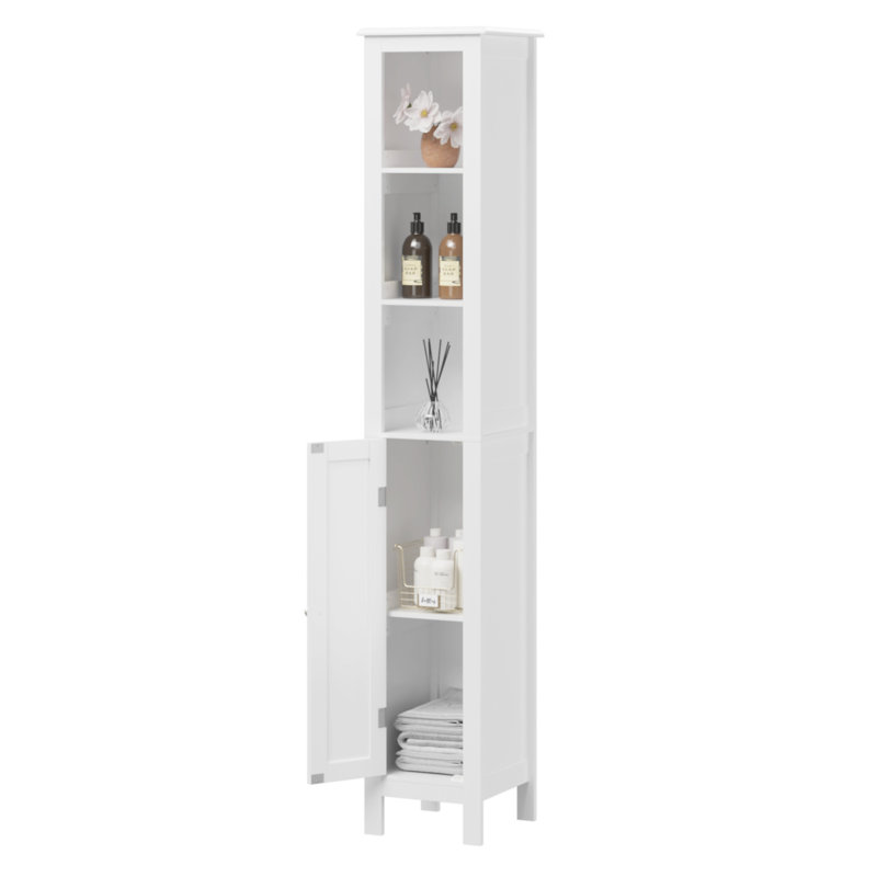Armoire de rangement de 66,92 po de hauteur avec tablettes réglables