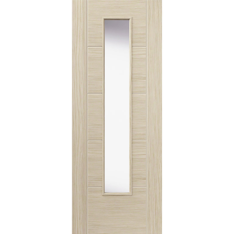 Ivory Internal Door Prefinished, 198.1cm H x 68.6cm W x 3.5cm D