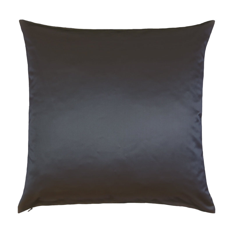 Duchess Pillow Cover & Insert, Square 22", Charcoal