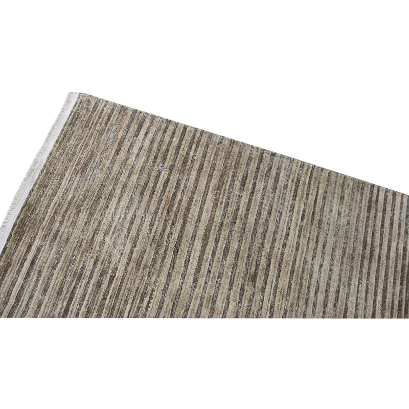 Hand Knotted Area Rug in Camel
