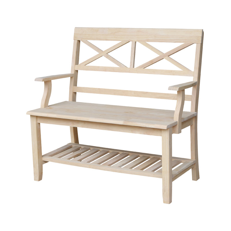 Aaralynn Solid Wood Storage Bench