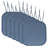 Herringbone Stitch Memory Foam Non-Slip 16" x 16" Chair Cushion Pad with Ties-102879858-86741167
