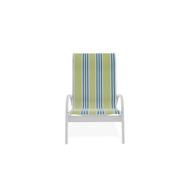 Beach Chair, Textured White, Limelite