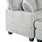 Sectional Sofa U-Shaped Sectional 125.2" Upholstered L-Shaped Sofa With A Movable Ottoman And Side Storage Pockets For Living Room, Grey