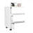 White 3-Drawer Filing Cabinet With Four Casters & Superior Top For Office Use