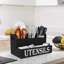 Wood Rectangle Flatware Caddy