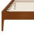 Sturdy Wood Platform Bed Frame Featuring Wood Slat and Metal Support-1897872210