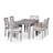 Rectangular 7-Piece Dining Set, Outdoor Patio