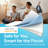 Dormeo Premium Twin XL Cooling Mattress Topper - 3-Zone Octaspring® Technology for Optimal Back Support, Anti-Slip Bottom-153114557