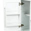 Chariot de cuisine blanc avec rangement pour porte d'armoire et rangement moderne, comptoir rabattable et support en métal-121076842