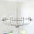 Thorgard 8-Light Wagon Wheel Chandelier, Dimmable Rustic Industrial Farmhouse Light Fixture in Iron for Kitchen Island, Dining Room, Lodge-920223182-887291026