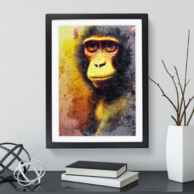 XV1022-5149X Monkey No.1 - Single Picture Frame Painting