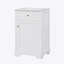 Meuble-lavabo de 20 po avec lavabo, armoire de salle de bain avec porte à fermeture douce, support de rangement et tablette réglable, blanc (ancien numéro de référence: WF531249AAK)