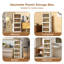 4 Drawer Stackable Drawer with Locking Wheels