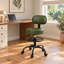 Chaise de dessin ergonomique avec dossier, tabouret de bureau pivotant à roulettes avec repose-pieds réglable - Vert/1 pièce-273369683-274005017