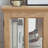 LED Curio Display Cabinet,Antique Display Cabinet With Adjustable Shelves,Retro Design Quality Showcase With Lattice Doors Elegant Bookcase And Storage Cabinet For Home Decor And Organization  OAK-1195306375